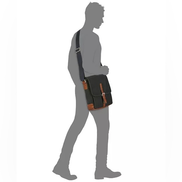 Fossil Davis‎ Canvas Small Messenger Bag - Picture 13 of 13